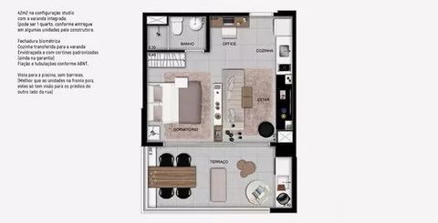 Foto Kitnet / JK / Studio