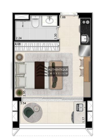 Foto Kitnet / JK / Studio