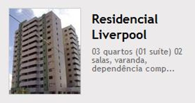 Foto 1 do Residencial Liverpool, em Grageru / Aracaju oferecendo Piscina, Piscina Infantil, Playground, Salão de Festa, Salão de Jogos