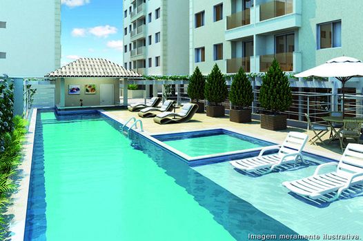 Foto 8 do Riviera Premium Residences, em Campo Grande / Itaguaí oferecendo Churrasqueira, Espaço Gourmet, Forno de Pizza, Jardim, Piscina, Piscina Infantil, Sala de Ginástica, Salão de Festa, Sauna