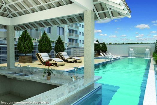 Foto 7 do Riviera Premium Residences, em Campo Grande / Itaguaí oferecendo Churrasqueira, Espaço Gourmet, Forno de Pizza, Jardim, Piscina, Piscina Infantil, Sala de Ginástica, Salão de Festa, Sauna