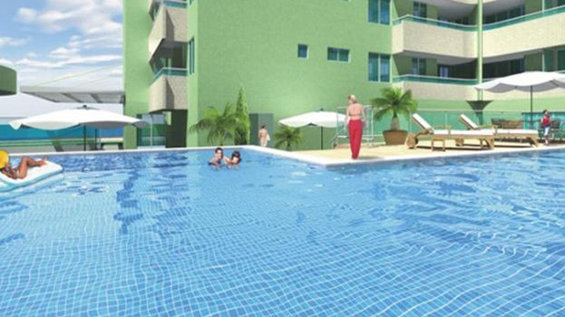 Foto 3 do The Place Beach Aparts, em Armação / Barreiras oferecendo Espaço Gourmet, Espaço Zen, Frente Para o Mar, Home Cinema, Piscina, Playground, Sala de Ginástica, Sauna