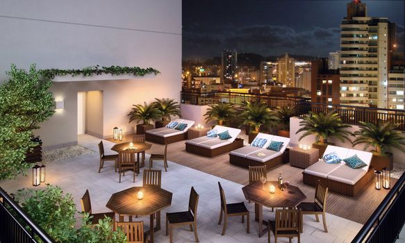 Foto 5 do SP Next Home, em Centro / Araçatuba oferecendo Churrasqueira, Espaço Gourmet, Espaço Zen, Esquina, Jardim, Lavanderia Coletiva, Piscina, Sala de Ginástica, Salão de Festa, Sauna