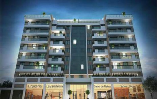 Foto 4 do Full Confort Residence, em Jacarepaguá / Rio de Janeiro oferecendo Churrasqueira, Espaço Gourmet, Espaço Zen, Forno de Pizza, Home Cinema, Piscina, Piscina Infantil, Playground, Salão de Festa, Salão de Jogos, Vestiário