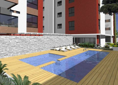 Foto 12 do Torri Di Montalcino, em Alto da Glória / Curitiba oferecendo Espaço Gourmet, Espaço Zen, Jardim, Piscina, Piscina Infantil, Playground, Quadra Poliesportiva, Sala de Ginástica, Salão de Festa, Salão de Jogos