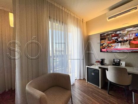 Foto 2 do(a) Flat de 1 quartos à venda em Jardim Anália Franco, São Paulo