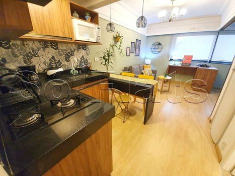 Foto 1 do(a) Apartamento de 1 quartos à venda em Jardim Paulista, São Paulo