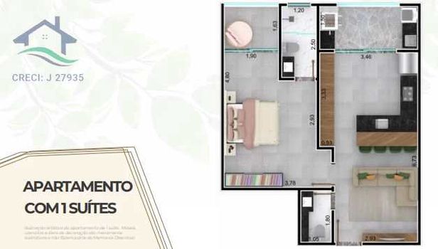 Foto 12 do(a) Apartamento de 1 quartos à venda em Jardim Maristela, Atibaia