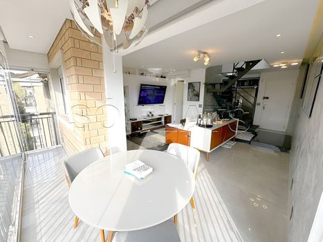 Foto 2 do(a) Flat de 1 quartos à venda em Jardim Leonor, São Paulo