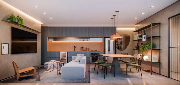 Foto 2 do(a) Apartamento de 1 quartos à venda em Indianópolis, São Paulo