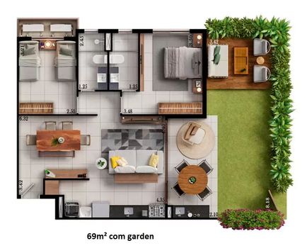 Foto 31 do(a) Apartamento de 1 quartos à venda em null, Aquiraz