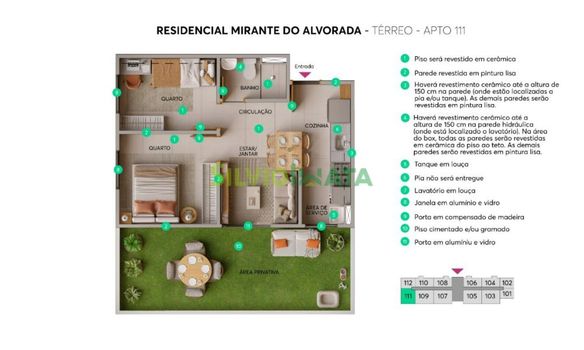 Foto 14 do(a) Apartamento de 2 quartos à venda em Jardim Alvorada, Maringá