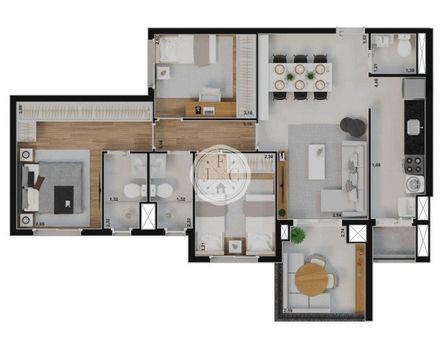 Foto 44 do(a) Apartamento de 1 quartos para alugar em Jardim Olhos D'Água II, Ribeirão Preto
