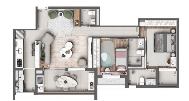 Foto 1 do(a) Apartamento de 2 quartos à venda em Indianópolis, São Paulo