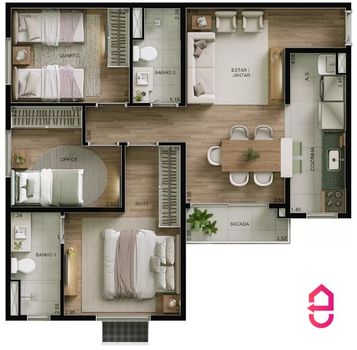 Foto 20 do(a) Apartamento de 3 quartos à venda em Goiânia 2, Goiânia