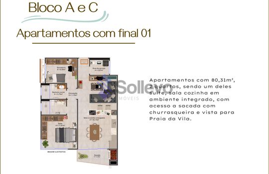 Foto 23 do(a) Apartamento de 3 quartos à venda em null, Imbituba