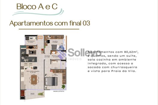 Foto 25 do(a) Apartamento de 3 quartos à venda em null, Imbituba