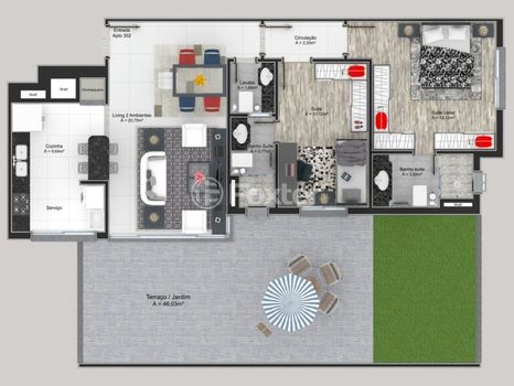Foto 27 do(a) Apartamento de 2 quartos à venda em Boa Vista, Porto Alegre