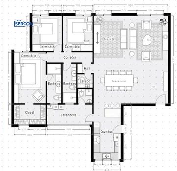 Foto 3 do(a) Apartamento de 3 quartos à venda em Pinheiros, São Paulo
