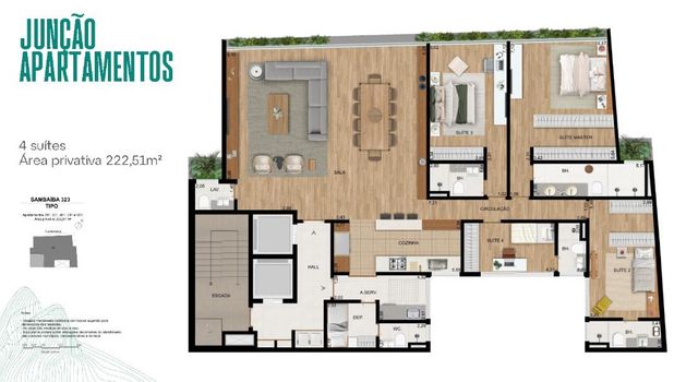Foto 18 do(a) Apartamento de 3 quartos à venda em Leblon, Rio de Janeiro