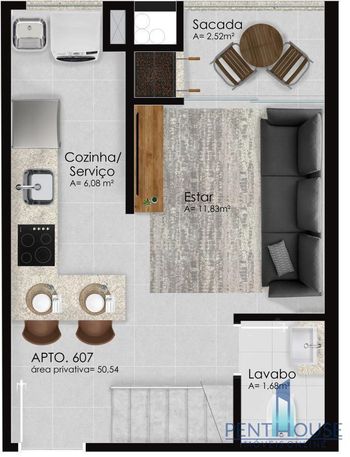 Foto 11 do(a) Apartamento de 2 quartos à venda em Estados, Balneário Camboriú