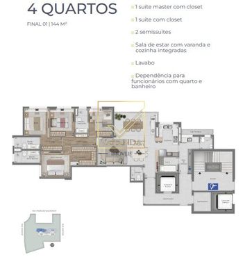 Foto 39 do(a) Apartamento de 4 quartos à venda em Luxemburgo, Belo Horizonte