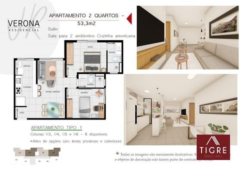 Foto 3 do(a) Cobertura de 2 quartos à venda em Jardim Atlântico, Belo Horizonte