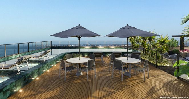 Foto 6 do(a) Flat de 1 quartos à venda em Cabo Branco, João Pessoa