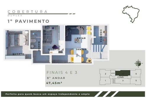 Foto 3 do(a) Cobertura de 2 quartos à venda em Jardim Leblon, Belo Horizonte