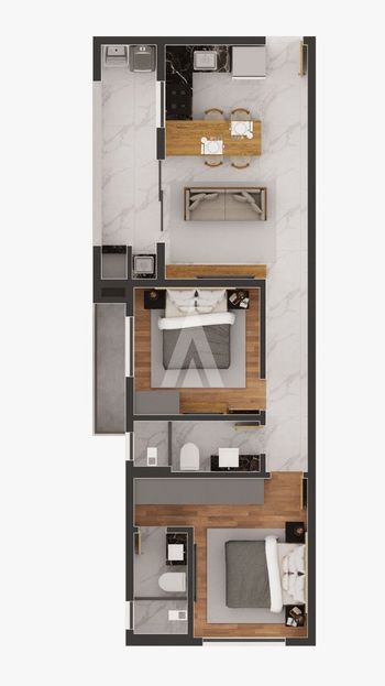 Foto 4 do(a) Apartamento de 2 quartos à venda em Bucarein, Joinville