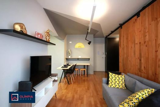 Foto 3 do(a) Apartamento de 1 quartos à venda em Brooklin Paulista, São Paulo