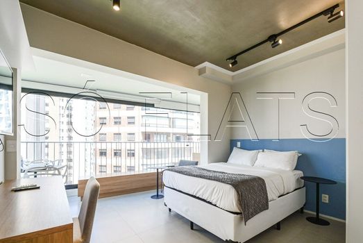 Foto 1 do(a) Flat de 1 quartos à venda em Vila Nova Conceição, São Paulo