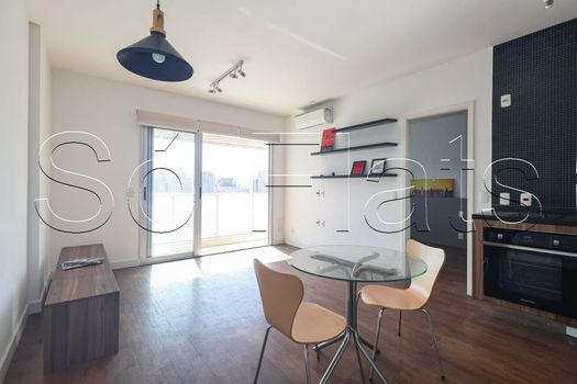 Foto 2 do(a) Flat de 1 quartos à venda em Santo Amaro, São Paulo