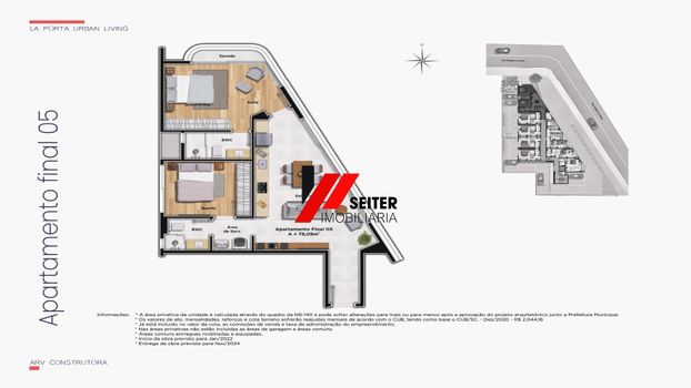 Foto 9 do(a) Apartamento de 2 quartos à venda em Centro, Florianópolis
