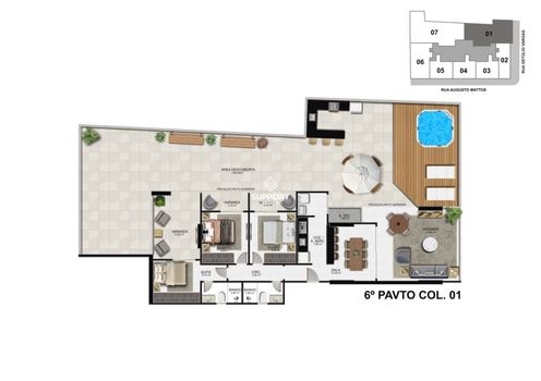 Foto 4 do(a) Apartamento de 3 quartos à venda em Centro, Guarapari