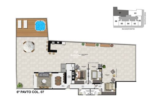 Foto 6 do(a) Apartamento de 3 quartos à venda em Centro, Guarapari