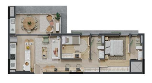 Foto 1 do(a) Apartamento de 2 quartos à venda em Vila Ipojuca, São Paulo