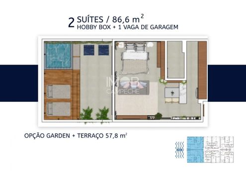Foto 17 do(a) Apartamento de 1 quartos à venda em Saco dos Limões, Florianópolis