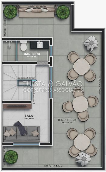 Foto 18 do(a) Casa em Condomínio de 3 quartos à venda em Água Verde, Curitiba