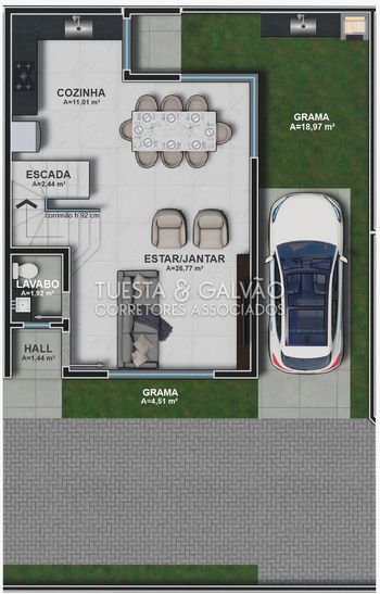 Foto 16 do(a) Casa em Condomínio de 3 quartos à venda em Água Verde, Curitiba