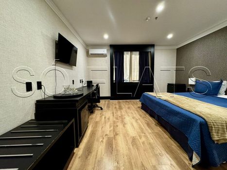 Foto 1 do(a) Flat de 1 quartos à venda em Campo Belo, São Paulo