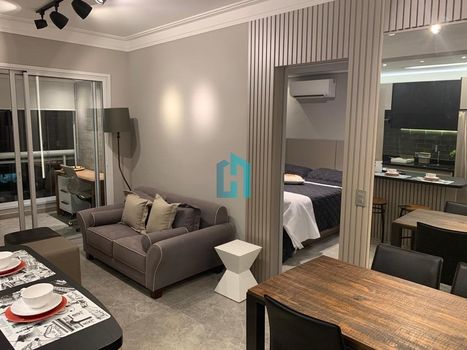 Foto 1 do(a) Apartamento de 1 quartos para alugar em Cidade Monções, São Paulo