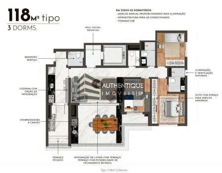 Foto 22 do(a) Apartamento de 4 quartos à venda em Jardim Aurélia, São Paulo