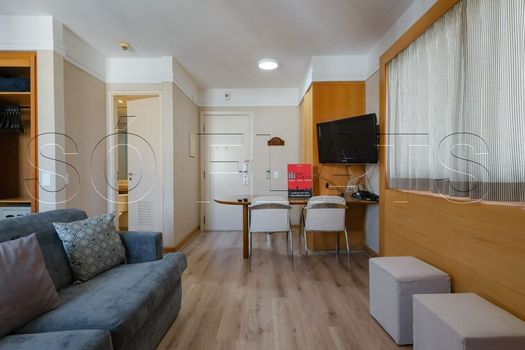 Foto 1 do(a) Flat de 1 quartos à venda em Consolação, São Paulo
