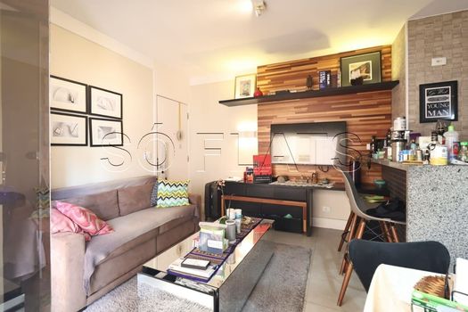 Foto 1 do(a) Flat de 1 quartos à venda em Indianópolis, São Paulo