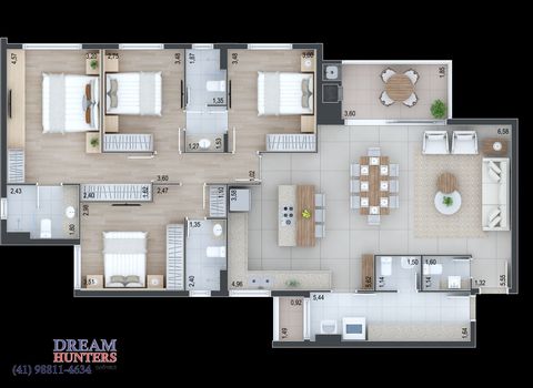 Foto 21 do(a) Apartamento de 3 quartos à venda em Juvevê, Curitiba