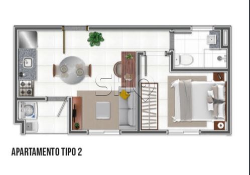 Foto 6 do(a) Apartamento de 1 quartos à venda em Vila Carrão, São Paulo