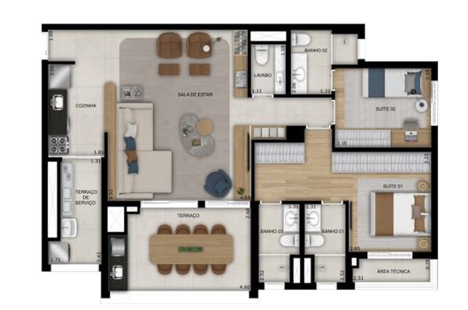 Foto 27 do(a) Cobertura de 3 quartos à venda em Chácara Califórnia, São Paulo