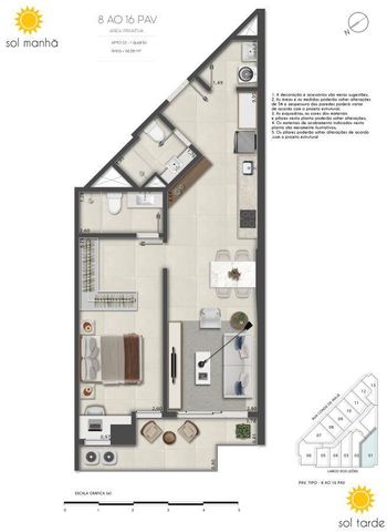 Foto 33 do(a) Flat de 1 quartos à venda em Humaitá, Rio de Janeiro