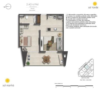Foto 45 do(a) Flat de 1 quartos à venda em Humaitá, Rio de Janeiro